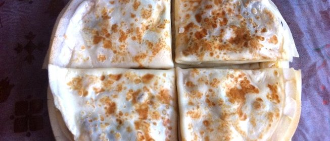 Блины с куриной грудкой