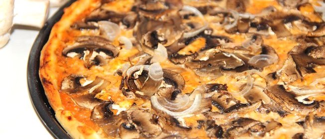 Грибная пицца