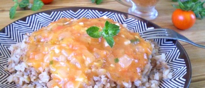 Гречка под соусом