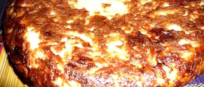 Картофельная запеканка с творогом