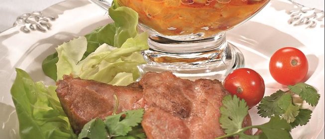 Цветная капуста с йогуртовым соусом