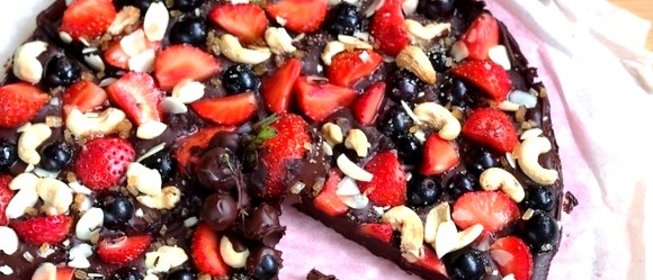 Шоколадная пицца