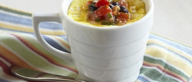 Французский омлет в кружке