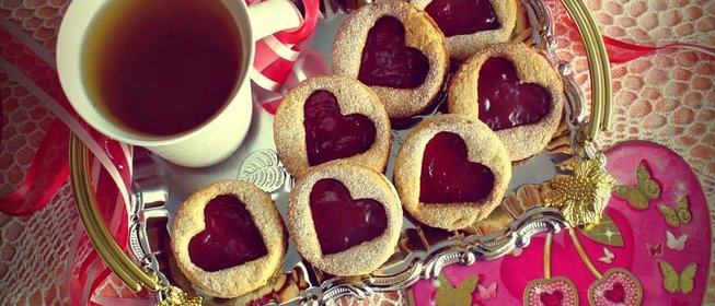 Линцерское печенье для влюбленных
