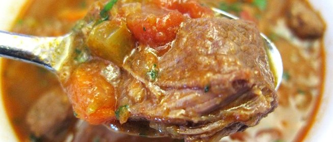 Мясное рагу с овощами