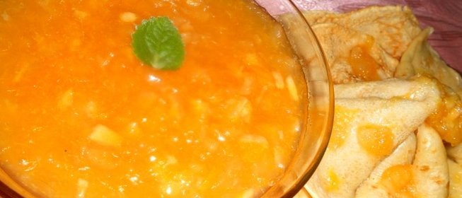 Яблочно-апельсиновый джем