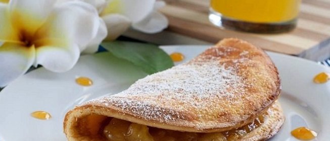 Омлет с вареньем