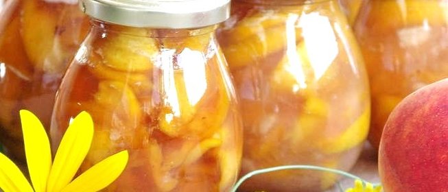 Варенье из персиков без воды