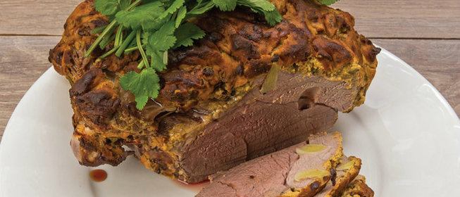 Баранья нога для новогоднего стола