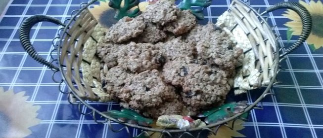 Овсяное печенье с сухофруктами