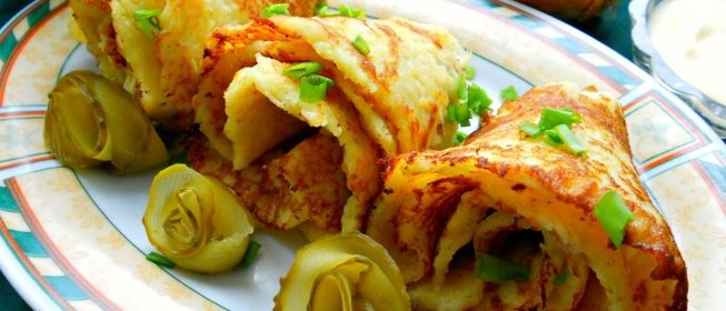 Блины из таркованной массы