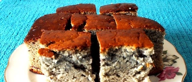 Бисквит со смородиновым вареньем