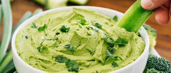 Зеленый хумус