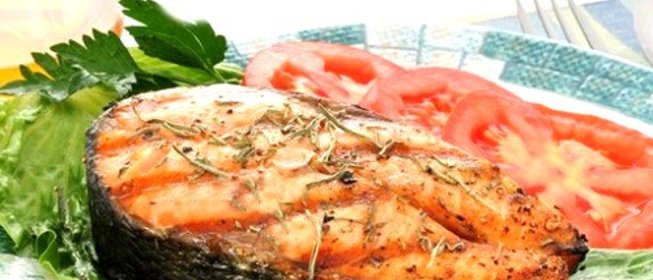 Семга в аэрогриле