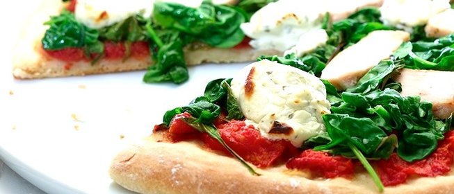 Пицца с сыром Филадельфия