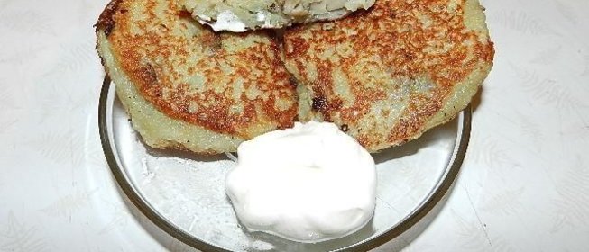 Драники с начинкой