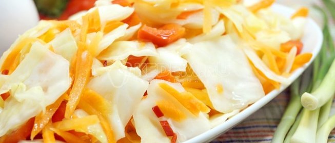 Маринованная капуста быстрого приготовления «Провансаль»