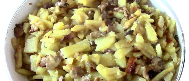 Ароматный картофель с грибами