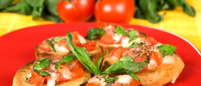 Брускетта с сыром