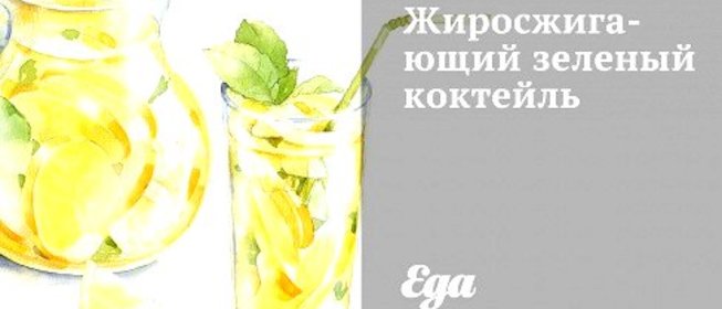 Жиросжигающий зеленый коктейль