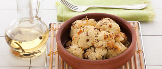 Запеченная цветная капуста с горчицей