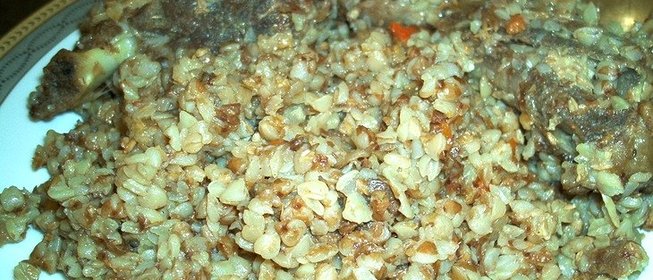 Плов из гречки