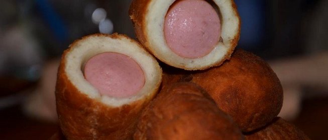 Быстрый рецепт сосиски в тесте