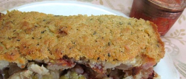 Запеканка из ветчины и картофеля