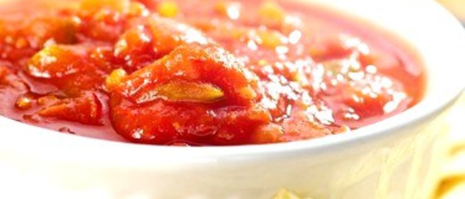 Сальса из жареной кукурузы, зеленых чили и кинзы