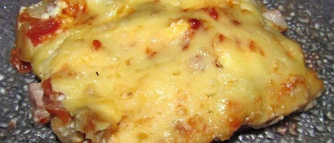 Пицца домашняя с грибами