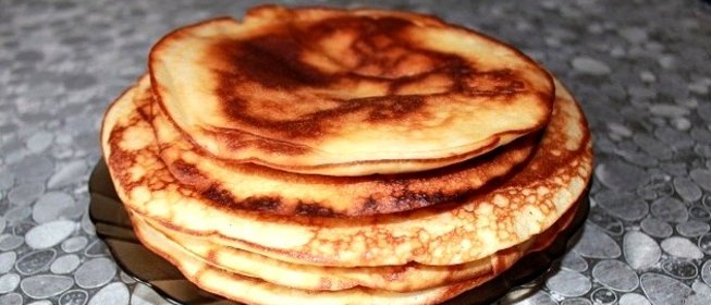 Блины на скорую руку