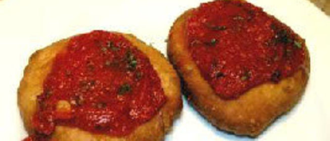 Pizzelle Fritte, жаренная пицца