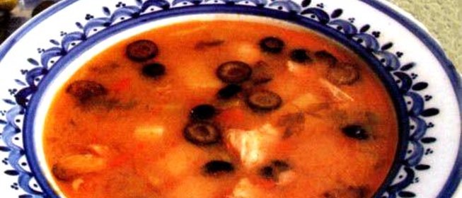 Солянкa с рыбой