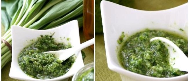 Соус Песто с черемшой