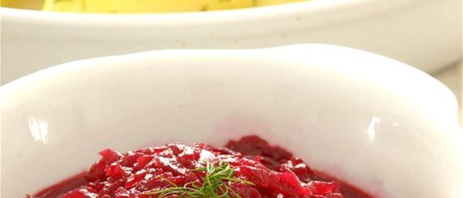 Свекла с чесноком и грецкими орехами