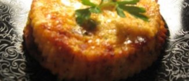 Тыквенные мини-запеканки с брынзой