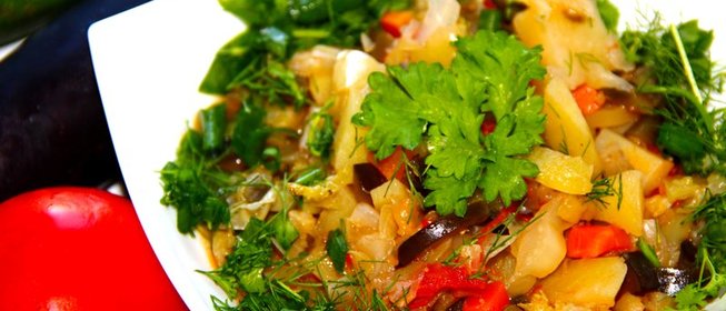 Овощное рагу без мяса