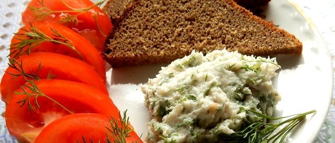 Мягкое сало с укропом