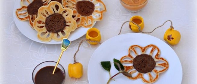 Блины-подсолнухи