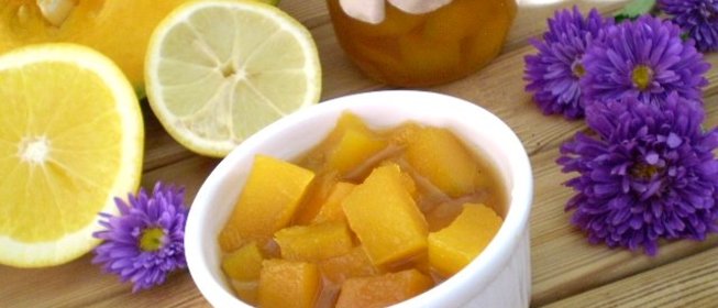 Варенье из тыквы с имбирем и лимоном