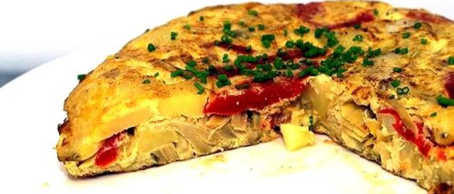 Картофельная запеканка с артишоками