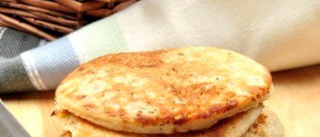 Бананово–ореховые блины