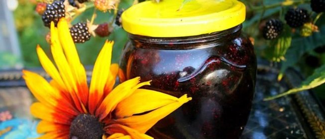 Ежевичное варенье с апельсинами