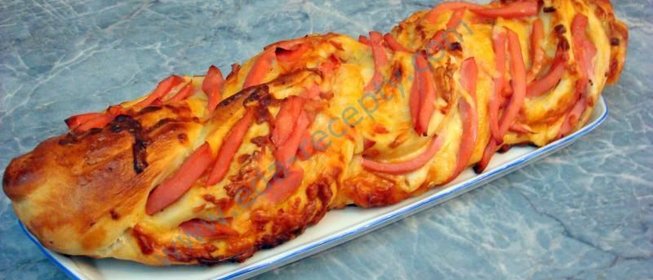 Пицца крученая необычная