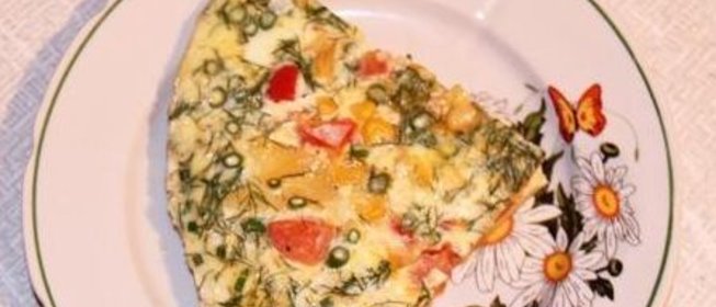 Омлет аля Испанская тортилья