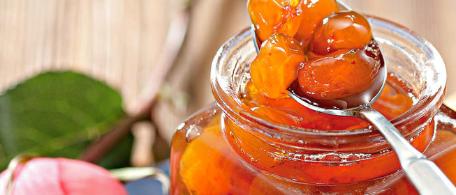 Варенье из белой черешни