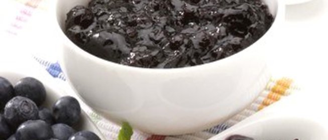 Быстрый черничный джем