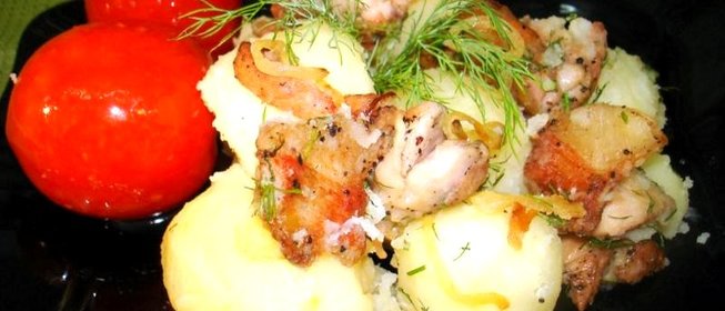 Картофель с поджаркой