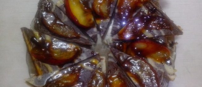 Творожная запеканка Зебра со сметанной заливкой