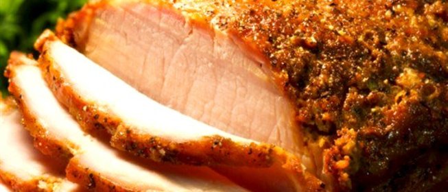 Маринованная свиная вырезка в имбирном джеме и тимьяне